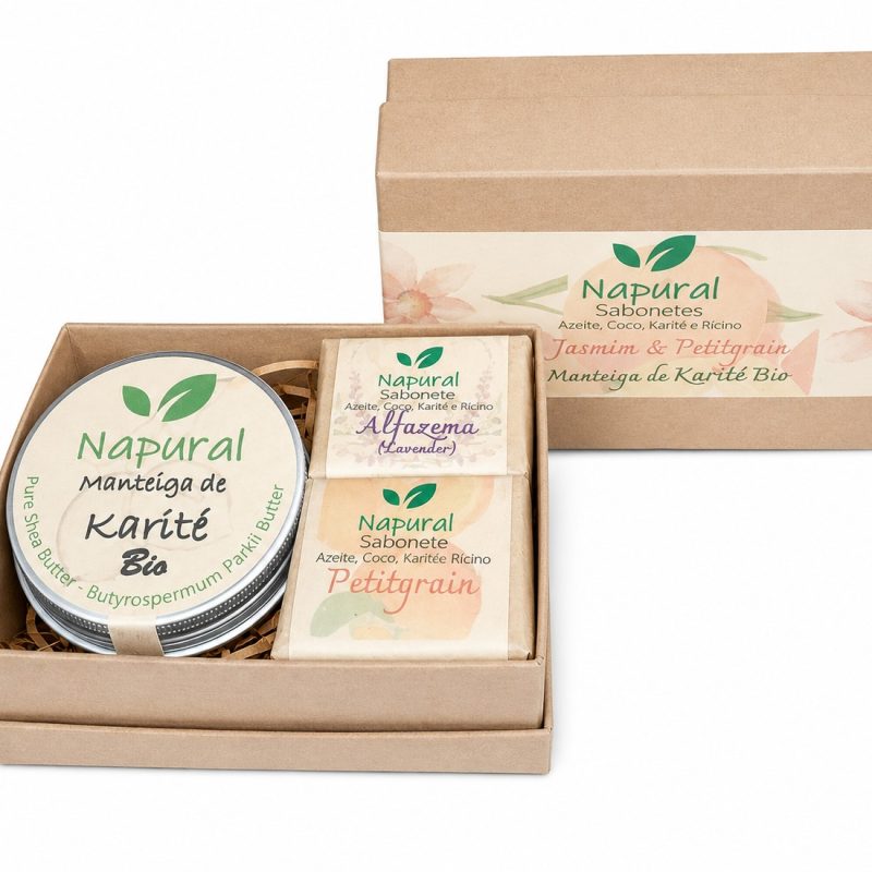 Pack 2 Sabonetes e Manteiga de Karité Bio